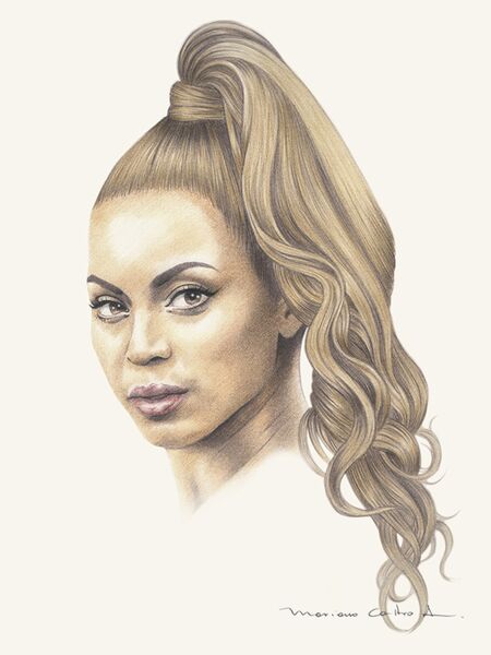 Beyonce, lápiz